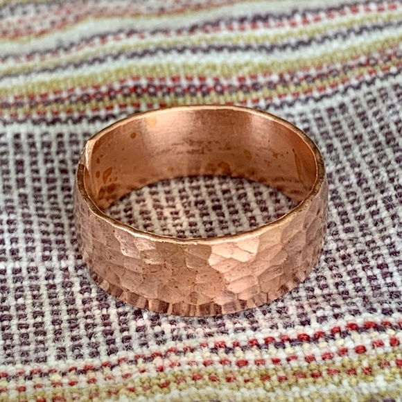 Hammered Copper Ring - Picture 8 of 9